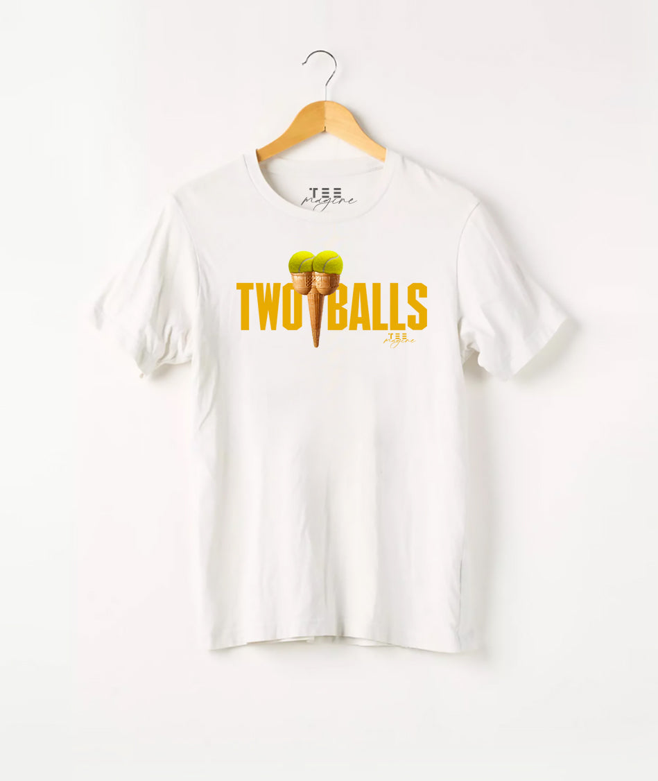 T Shirt :“Tennis two balls“