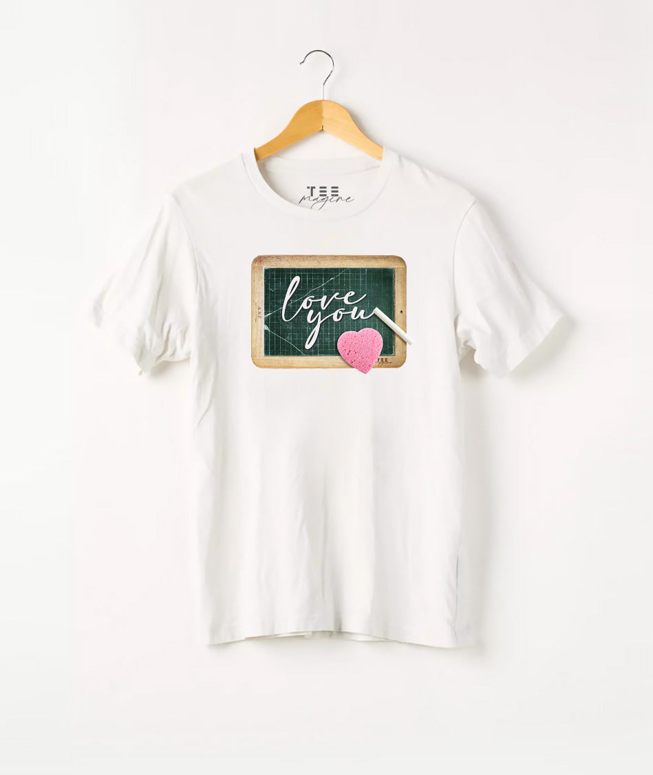 T Shirt :“Love ardoise»