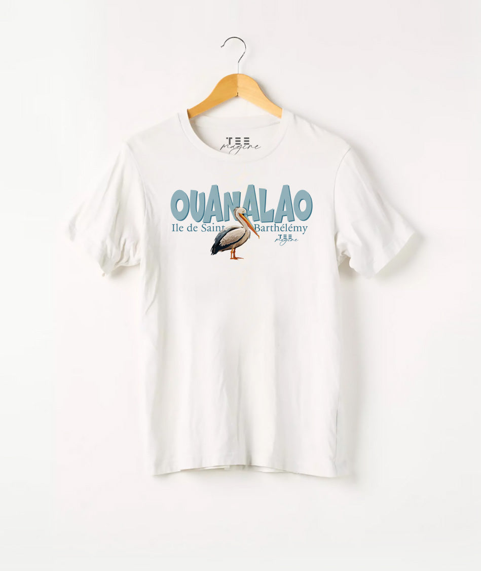 T Shirt :“OUANALAO St BARTH“