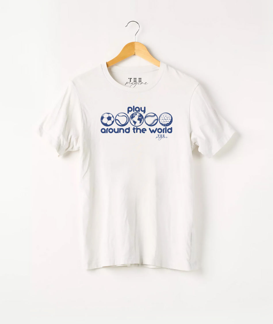 T Shirt :“Play around the world“