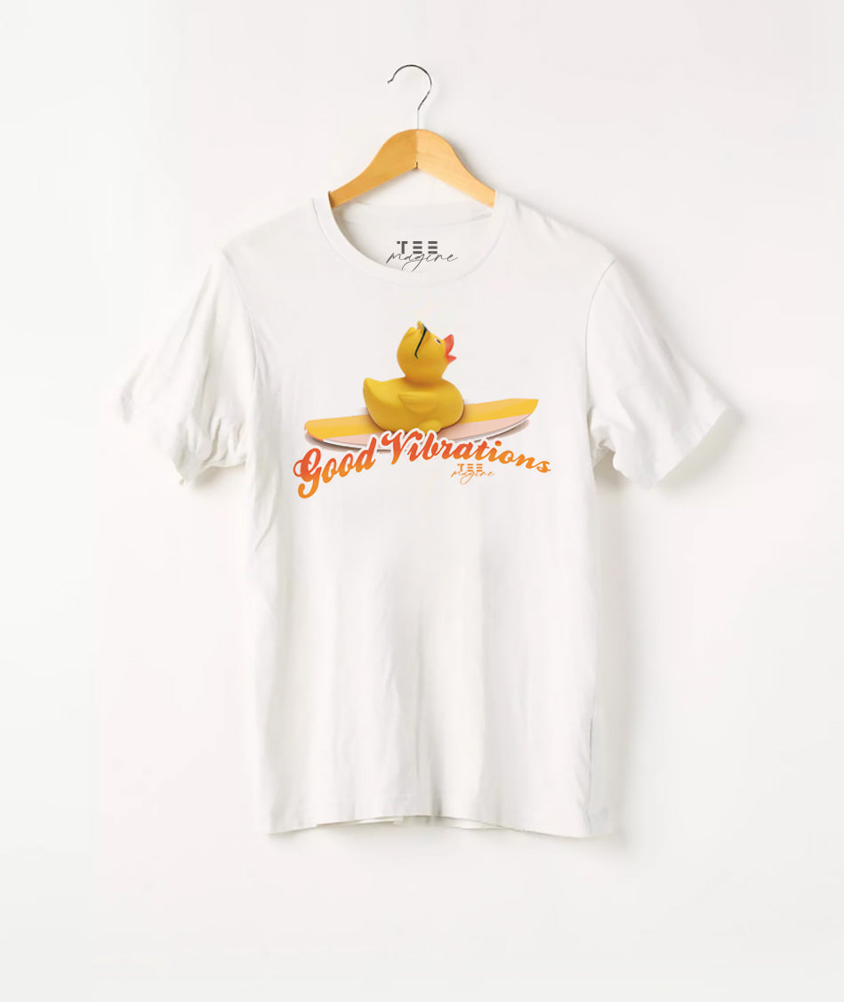 T Shirt :“ Good vibrations Duck“